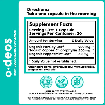 DEOS – Desodorante Interno contra los malos olores